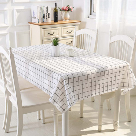Fata de masa Pufo Home, 137 x 137 cm, alb