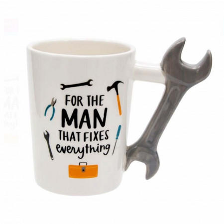 Cana din ceramica pentru cafea, model For the man, 375 ml