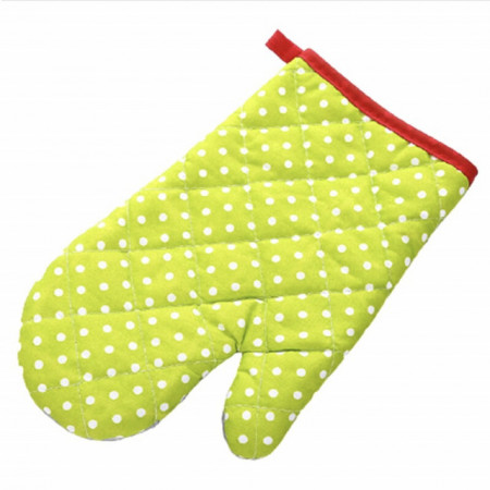 Manusa de bucatarie Pufo Points, 26 x 16 cm, verde