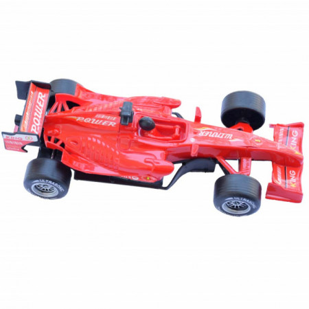 Masinuta pentru copii de Formula 1, Pufo, 17 cm, rosu