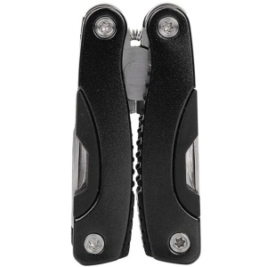 Patent multifunctional 9 în 1 pentru camping, cleste multi-tool cu unelte pentru drumetii, negru