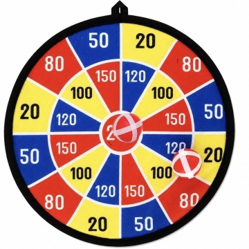 Tabla joc darts magnetic cu arici pentru copii si adulti, 2 bile velcro incluse