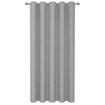 Draperie din material texturat elegant, perdea decorativă pentru living, dormitor, birou sau cameră modernă, 140 x 260 cm, gri