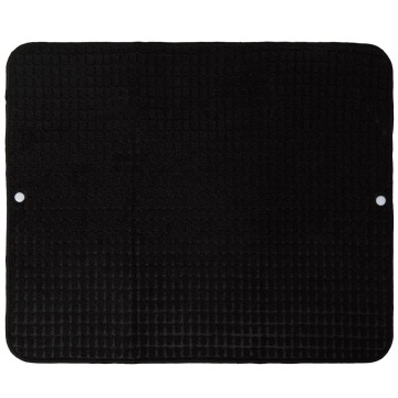 Prosop absorbant textil de bucatarie Pufo Kitchen pentru uscare pahare si vase, 48 cm, negru