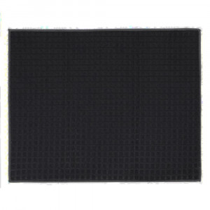 Prosop absorbant textil de bucatarie Pufo Kitchen pentru uscare pahare si vase, 50 cm, negru