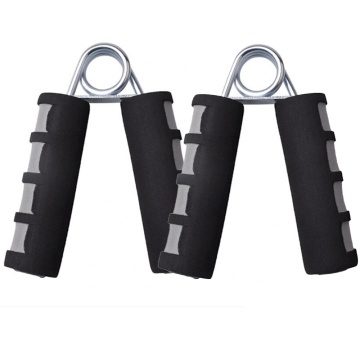Set 2 flexoare antebrat Pufo Grip Power din spuma, rezistenta 35 kg, aparat antrenament maini, incheieturi, negru