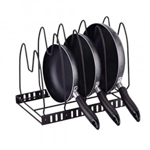 Suport metalic pentru organizare si depozitare farfurii, capace, tigai si vase, 30 cm