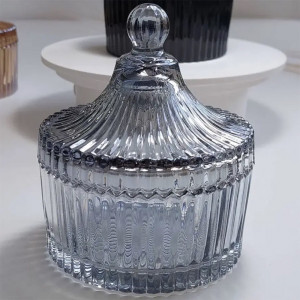 bomboniera decorativa eleganta din sticla 