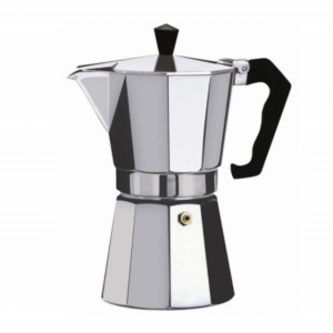Espressor pentru aragaz din aluminiu, cafetiera moka pentru cafea, capacitate 6 cesti