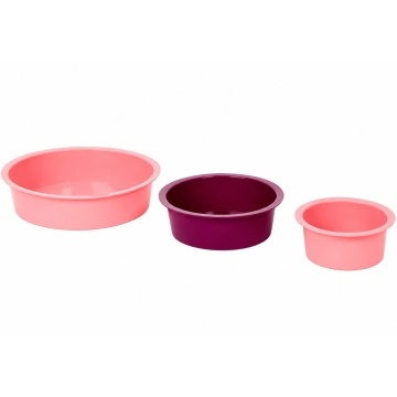 Set 3 forme Pufo Cake din silicon pentru blat de tort, prajituri- rezistente si usor de utilizat