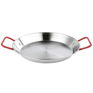 Tigaie tip platou Pufo cu 2 manere pentru servit sau gatit paella, fructe de mare, 29 cm