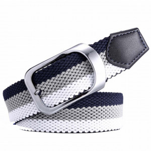 Curea casual de dama Pufo Trinity 3, 3.4 x 100 cm- accesoriu elegant si versatil pentru orice tinuta