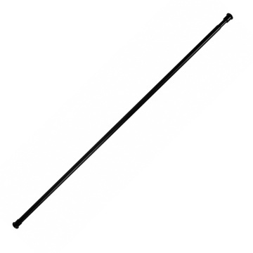 Galerie Pufo Simple tip bara pentru perdea 114–210 cm, neagra, bara telescopica reglabila pentru perdele si draperii, accesoriu modern pentru ferestre