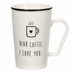 cana pentru cafea cu mesaj 