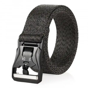 Curea eleganta Pufo Supreme pentru barbati 4 x 125 cm, rezistent, negru- rezistenta, eleganta si confortabila