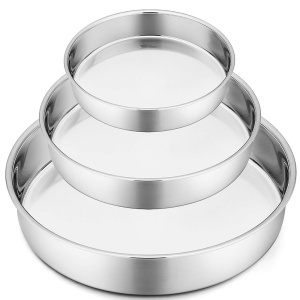 Set 3 tavi Pufo Cook pentru Cuptor, 30 cm, 28 cm și 26 cm- Ideale pentru Prajituri Pufoase, Fripturi Suculente, Pui, Legume Perfect Coapte