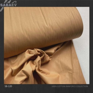 Bumbac ranforce imprimat UNI BROWN STRONG rola 30m/240cm