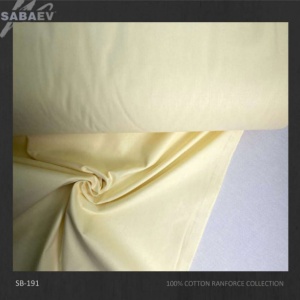 Bumbac ranforce imprimat UNI GALBEN PAI rola 30m/240cm