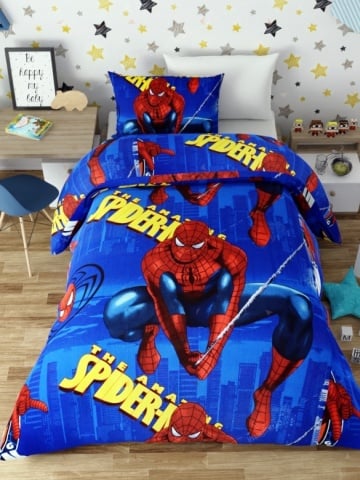 Lenjerie de pat copii bumbac Amazing Spiderman 2