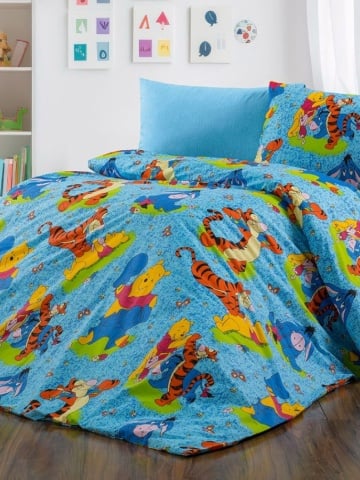 Lenjerie de pat Winnie the Pooh albastru