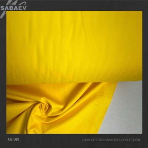 Bumbac ranforce imprimat UNI GALBEN rola 30m/240cm