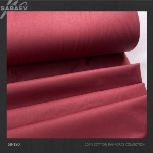 Bumbac ranforce imprimat UNI ROSU CARMIN rola 30m/240cm