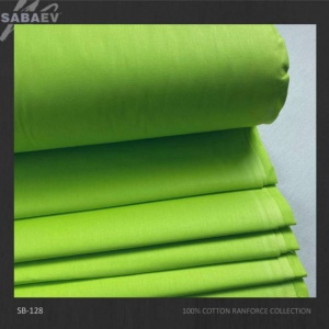 Bumbac ranforce imprimat UNI VERDE LIGHT rola 30m/240cm