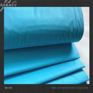 Bumbac ranforce imprimat UNI BLEU LIGHT rola 30m/240cm