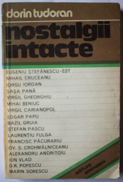 Dorin Tudoran - Nostalgii intacte
