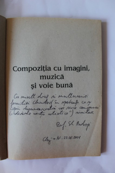 Gheorghe Bodrogi - Compozitia cu imagini, muzica si voie buna (cu autograf)
