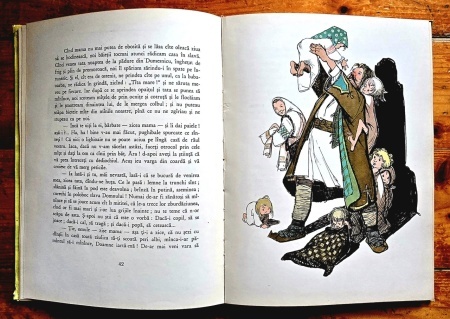 Ion Creanga - Amintiri din copilarie. Ilustratii de Eugen Taru (editie hardcover) - Img 3