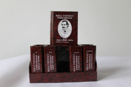 Mihai Eminescu - Scrieri esentiale (5 vol. in caseta speciala, format liliput, hardcover) - Img 2