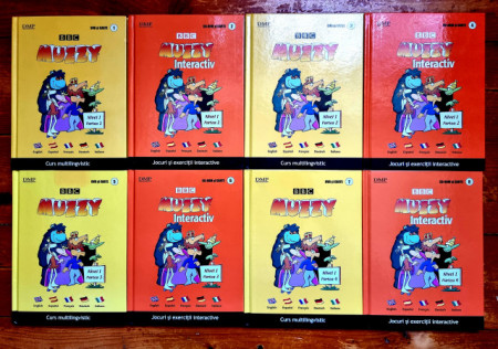 Muzzy - Curs multilingvistic. Jocuri si exercitii interactive I-VIII (8 vol., editie hardcover) - Img 2