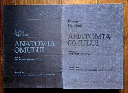 Victor Papilian - Anatomia omului. I. Aparatul locomotor, II. Splanhnologia (2 vol., editie hardcover) - Img 2