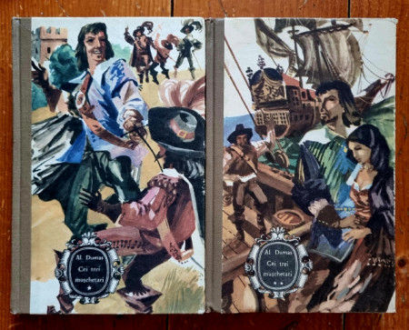 Alexandre Dumas - Cei trei muschetari (2 vol., editie hardcover)