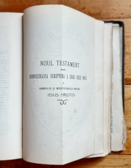Biblia, adica Dumnezeeasca Scriptura a Legii Vechi si a Celei Noua. Tiparita in zilele Majestatii Sale Carol I, Regele Romaniei (editia Sfantului Sinod) (editie hardcover) - Img 5