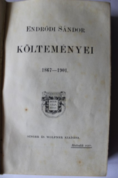 Endrodi Sandor - Koltemenyei (1867-1901) (editie hardcover) - Img 2