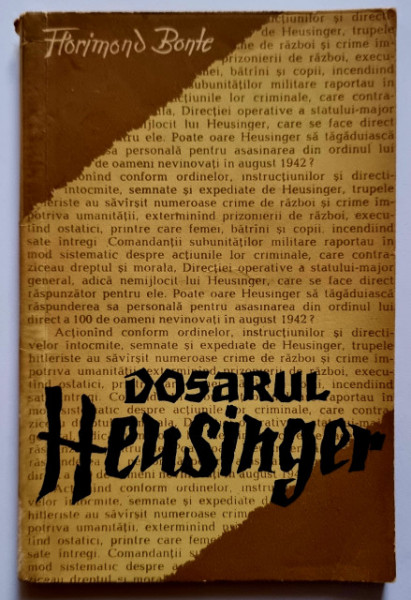 Florimond Bonte - Dosarul Heusinger