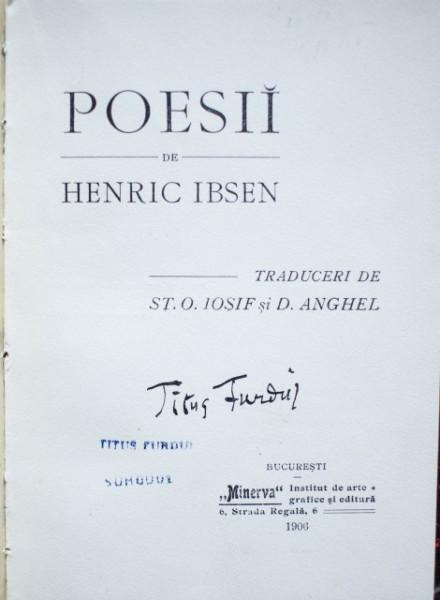 Henric Ibsen - Poesii (editie hardcover, frumos relegata) - Img 2
