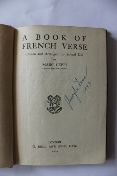 Marc Ceppi - A book of French verse (editie hardcover, interbelica) - Img 2