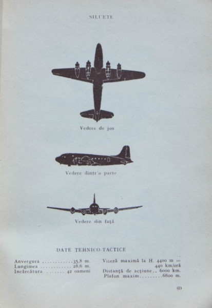 Ministerul Fortelor Armate ale R.P.R., Marele Stat Major - Album cu siluete si date tehnico-tactice ale avioanelor militare din unele tari imperialiste - Img 2