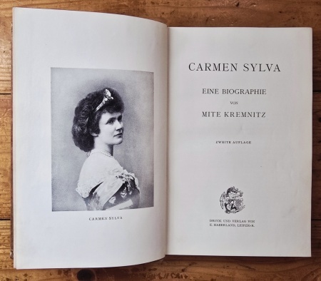 Mite Kremnitz - Carmen Sylva. Eine biographie (editie hardcover, frumos relegata) - Img 2