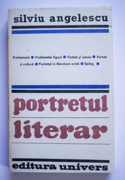 Silviu Angelescu - Portretul literar