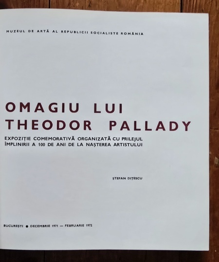 Stefan Ditescu - Omagiu lui Theodor Pallady (editie hardcover) - Img 2