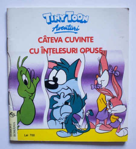 Cateva cuvinte cu intelesuri opuse (carte Tiny Toon Aventuri)