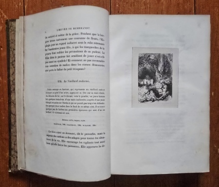 M. Charles Blanc - L`oeuvre complet de Rembrandt. Catalogue raisonne (2 vol., editie hardcover, frumos relegata) - Img 11