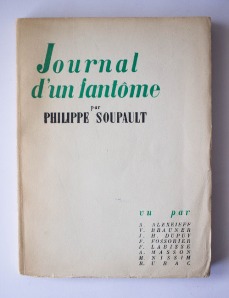 Philippe Soupault - Journal d`une fantome