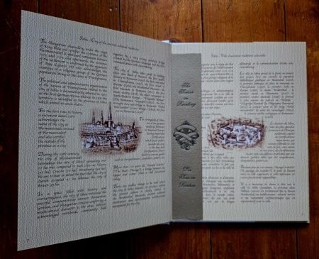 Romania through stamps. The Senses in painting / Roumanie par des timbres. Les Sens en peinture (editie hardcover, bibliofila, bilingva) - Img 2