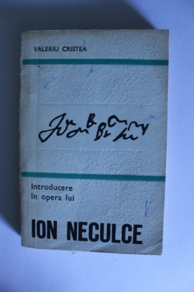 Valeriu Cristea - Introducere in opera lui Ion Neculce