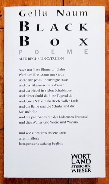 Gellu Naum - Black box. Poeme (editie in limba germana)